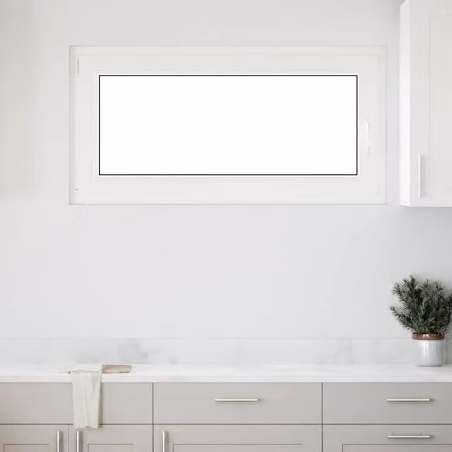 Berkfield Home RISOR Basement Tilt and Turn Window, White, W: 120 cm, H: 60 cm, DIN Left