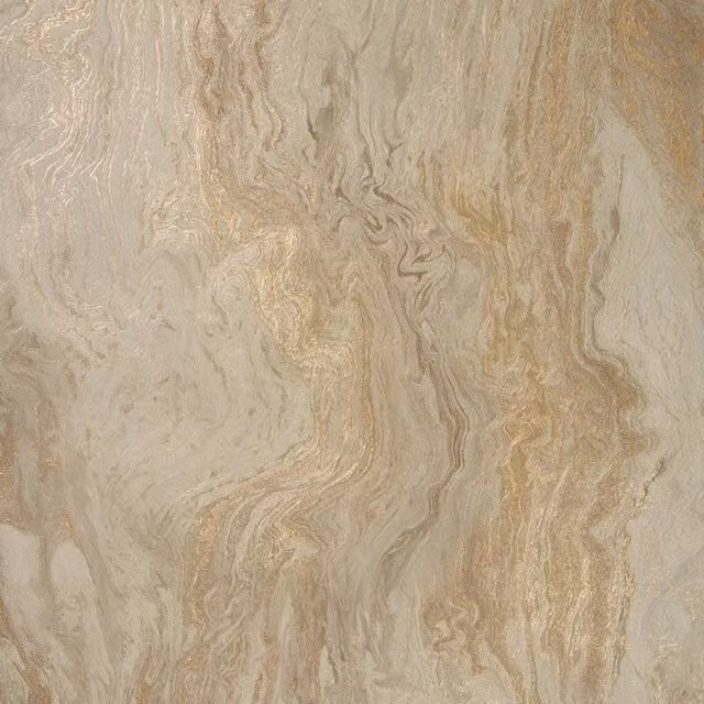 I Love Wallpaper Etna Metallic Abstract Wallpaper in Taupe, Gold and Yellow