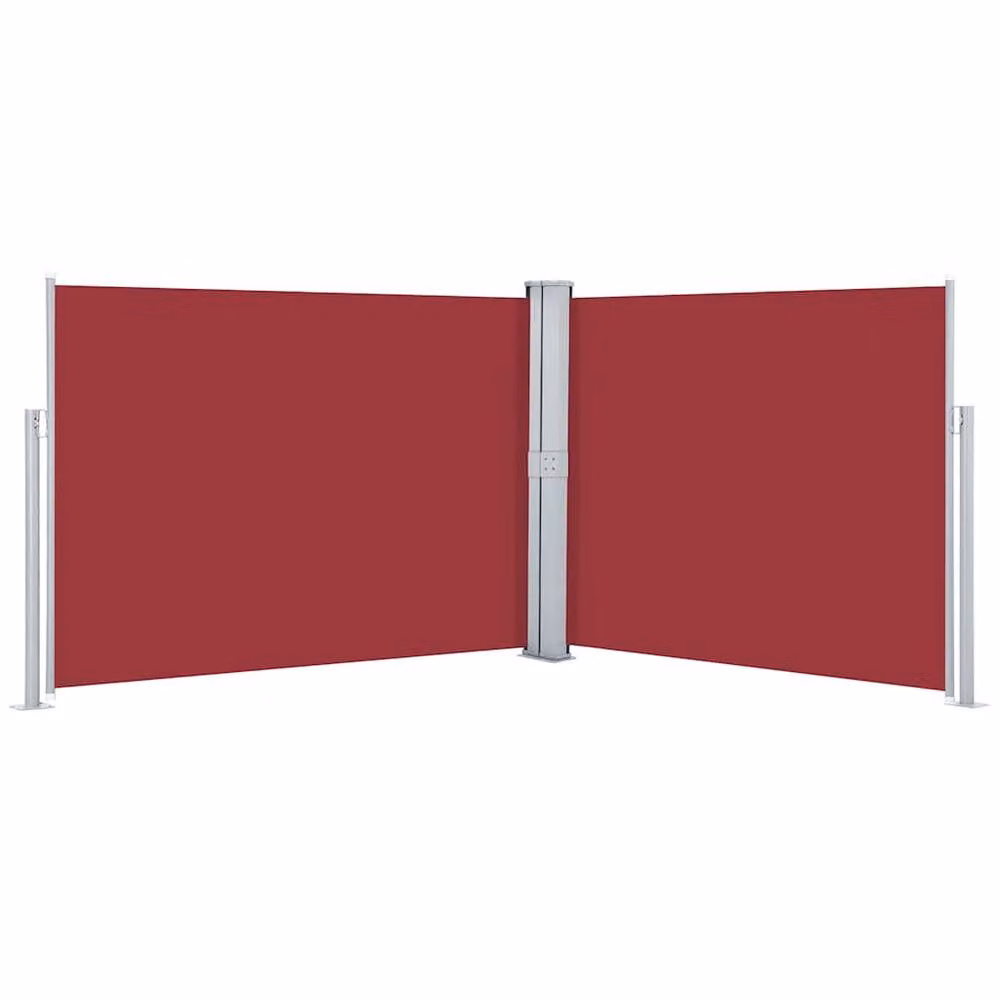 Berkfield Home Red Retractable Side Awning W/D/H: 1000 x 140 x 140 cm – 2
