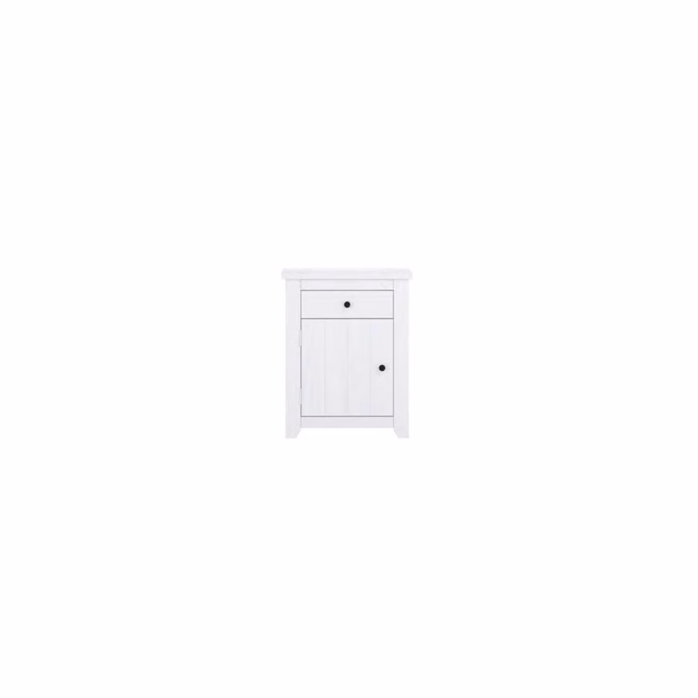 Wyld Haus Tralee White Washed Pine Bedside Cabinet – 2