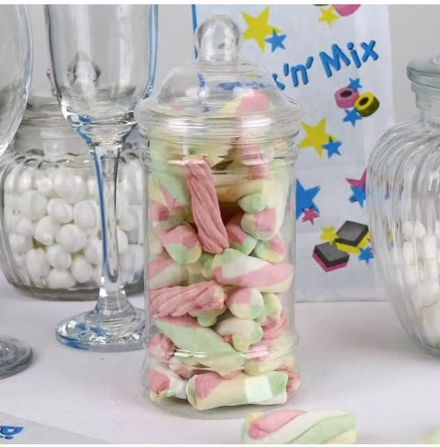 KDMD Multicolour Marshmallow Mix Candy Jar 2 Pack, 7.5 kg