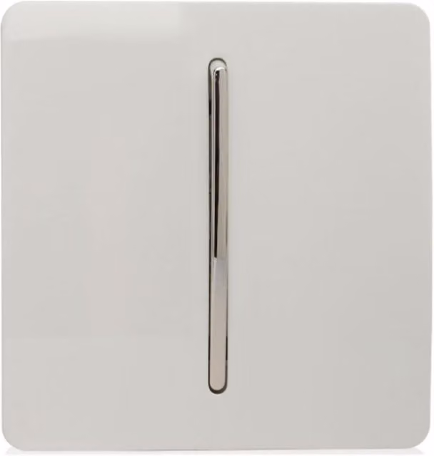 Trendi 1 Gang 3 Way Intermediate 10 Amp Rocker Light Switch in Ice White