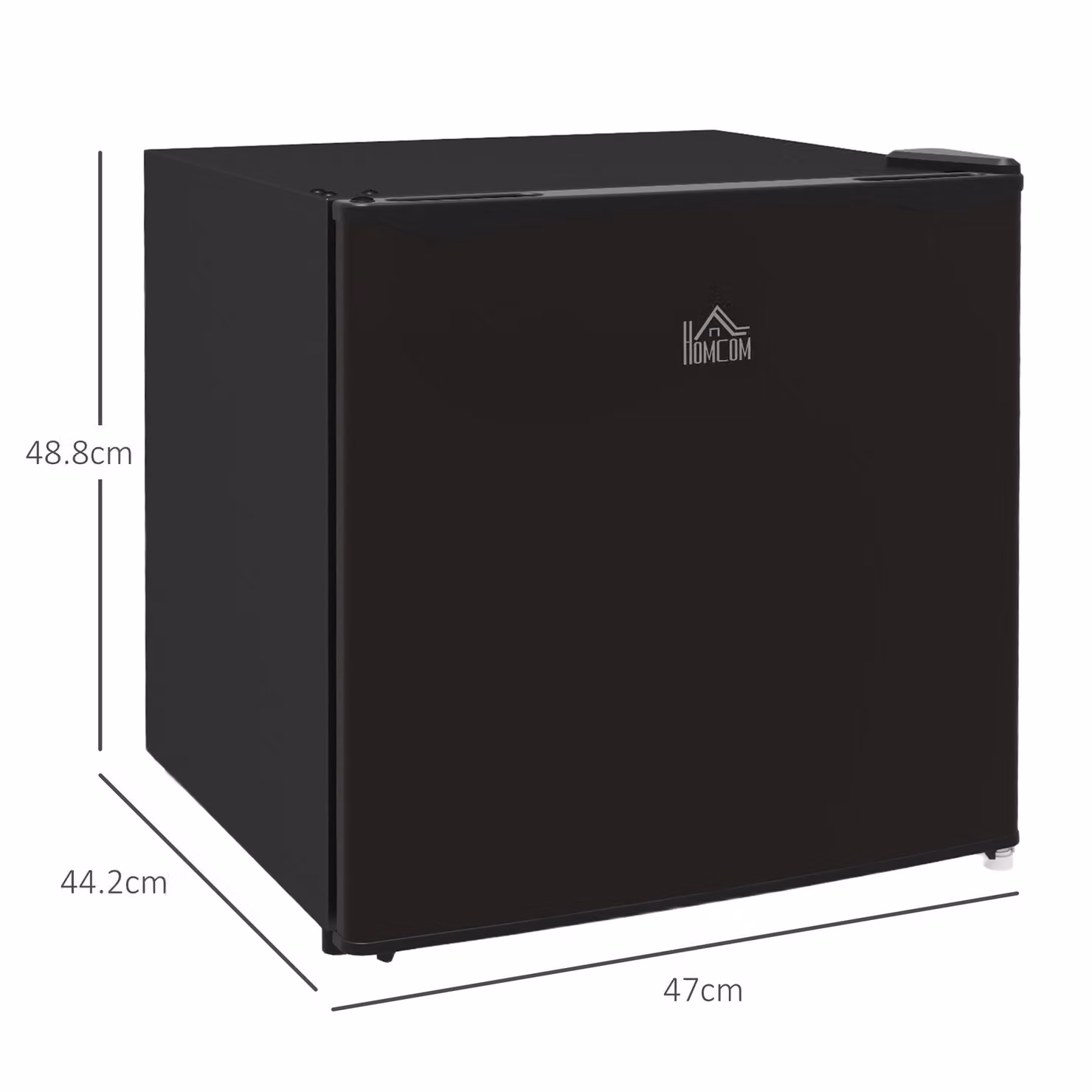 HOMCOM 35L Mini Compressor Freezer in Black – 3