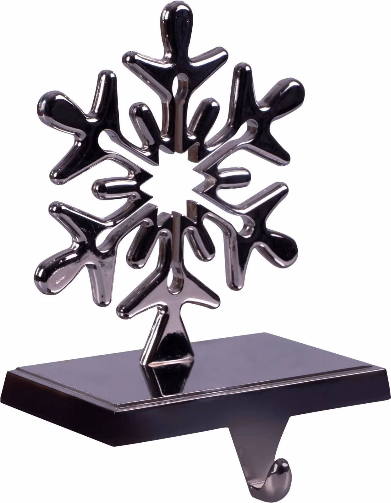 Netagon Set of 2 Silver Metal Christmas Stocking Holders for Tabletop – 4