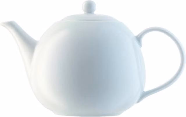 LSA International Dine White Porcelain Teapot