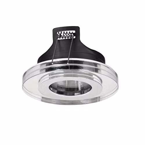 Netlighting Rame Round Outdoor Recessed Downlight in Chrome Silver, IP65
