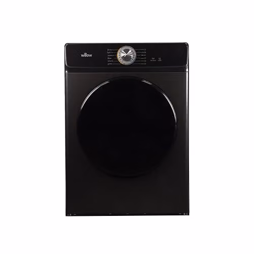 Willow W8TDB 8kg Vented Front Loading Tumble Dryer, Black – 1