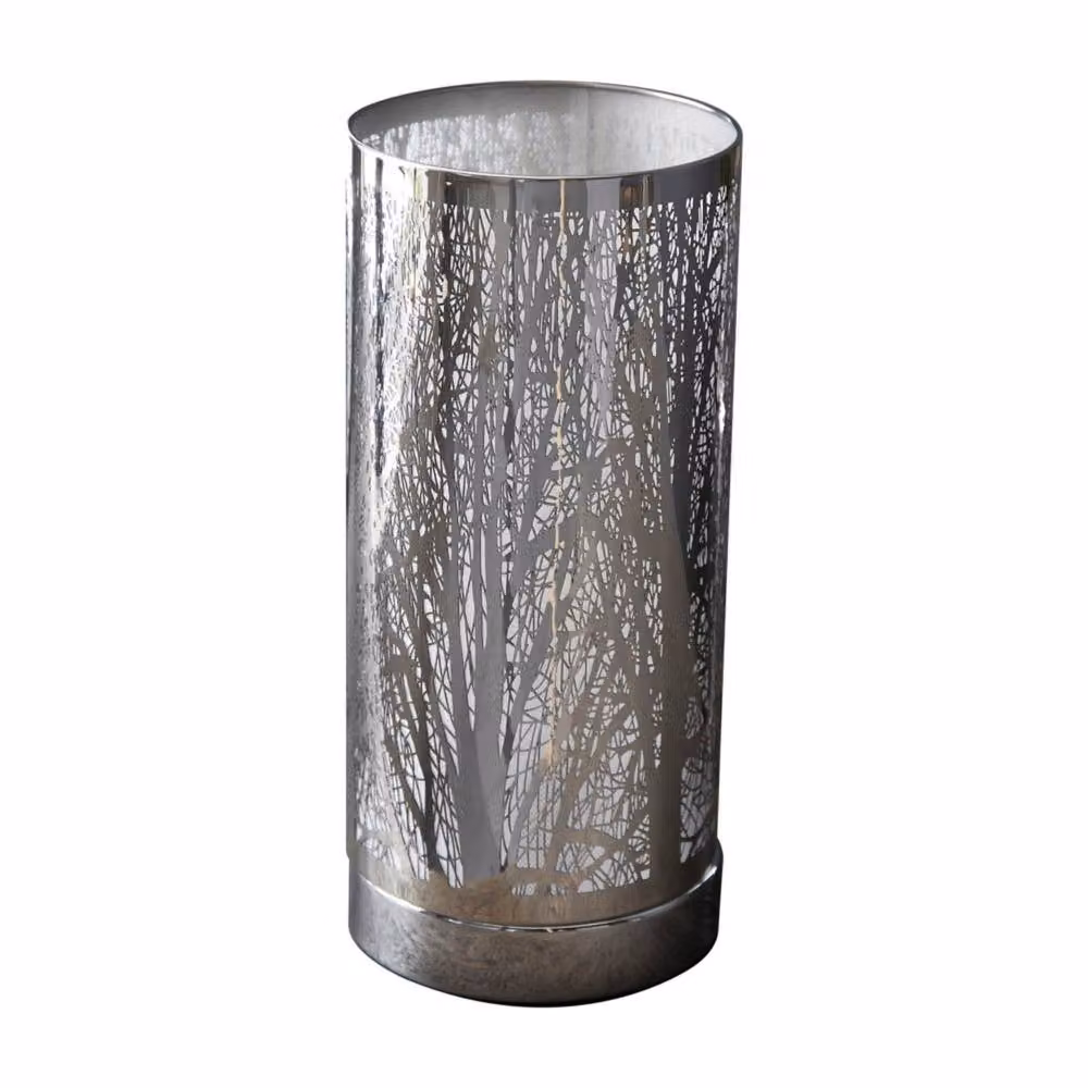 First Choice Lighting Morris Set of 2 Chrome Touch Table Lamps, Silver, Height: 26.5 cm – 2