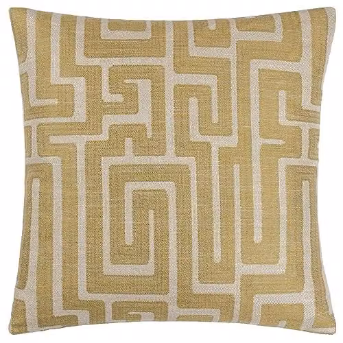 Riva Home Green Square Polyester Filled Cushion, 45 x 45 cm
