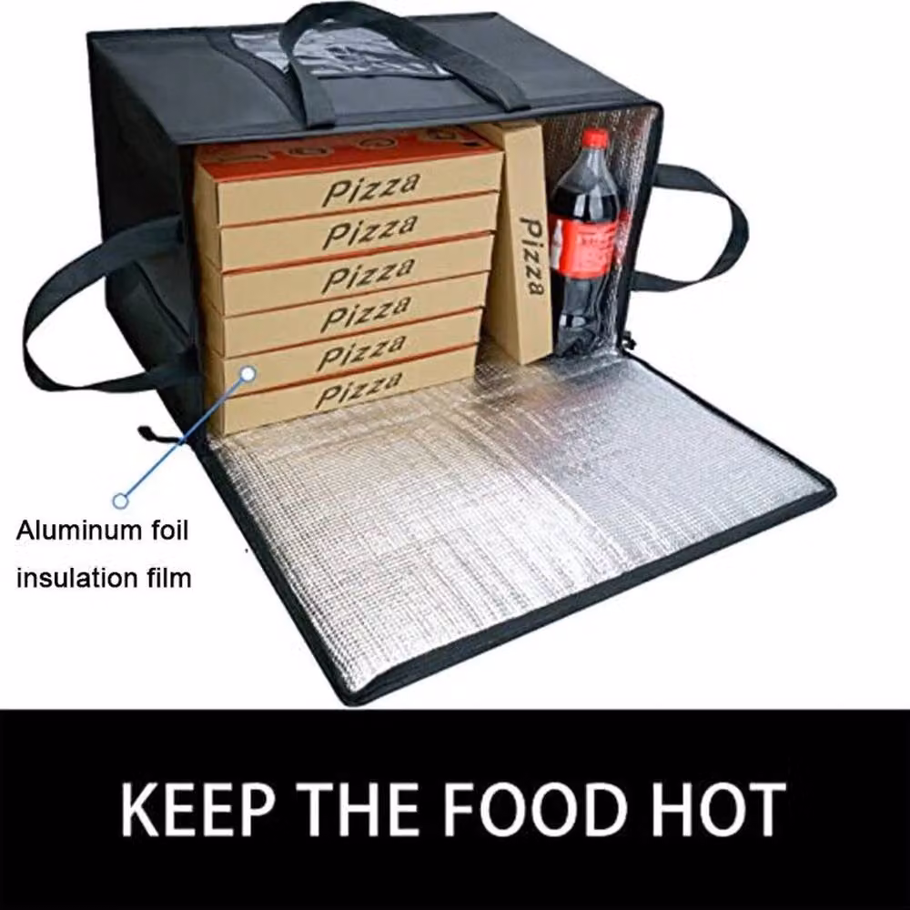 SPETLEK Black Thermal Insulated Pizza Takeaway Bag – 5
