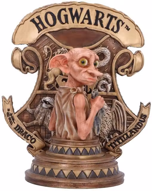 Nemesis Now Harry Potter Dobby Bookend, Multicolour, Height: 20 cm