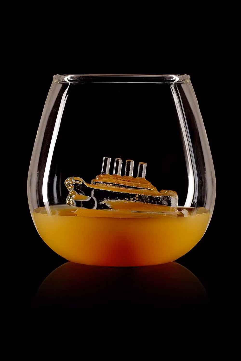 Bar Bespoke Ship in a Glass Tumbler, 500ml, Clear – 2
