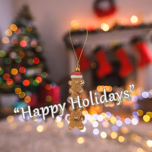 VFM e-Store Christmas Gingerbread Man Hanging Decoration, Brown, H 18 cm x W 5 cm – 3