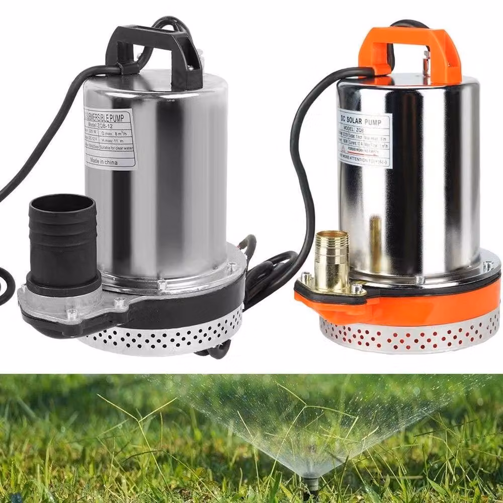 NESTLUNE B-12V 180W 8000L/H Submersible Fountain Pump for Garden Tanks and Fountains in Silver – 2