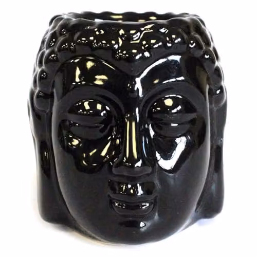 KDMD Black Ceramic Buddha Oil Burner and Tealight Lamp – 1