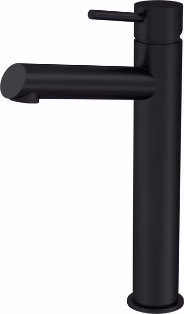 Balterley Matt Black High-Rise Mono Basin Mixer Tap for Countertop – 1