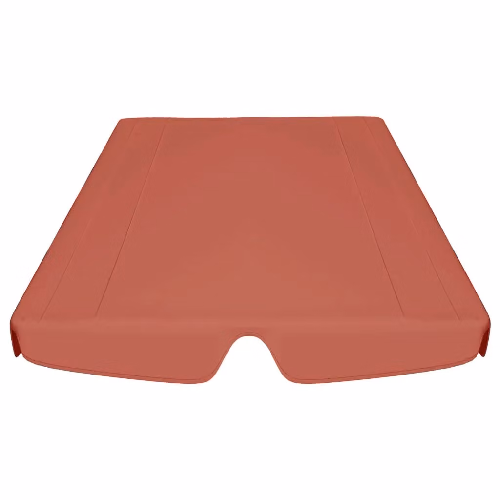 Berkfield Home Replacement PVC-Coated Garden Swing Canopy in Orange, W: 150 cm, D: 105 cm, H: 70 cm – 2