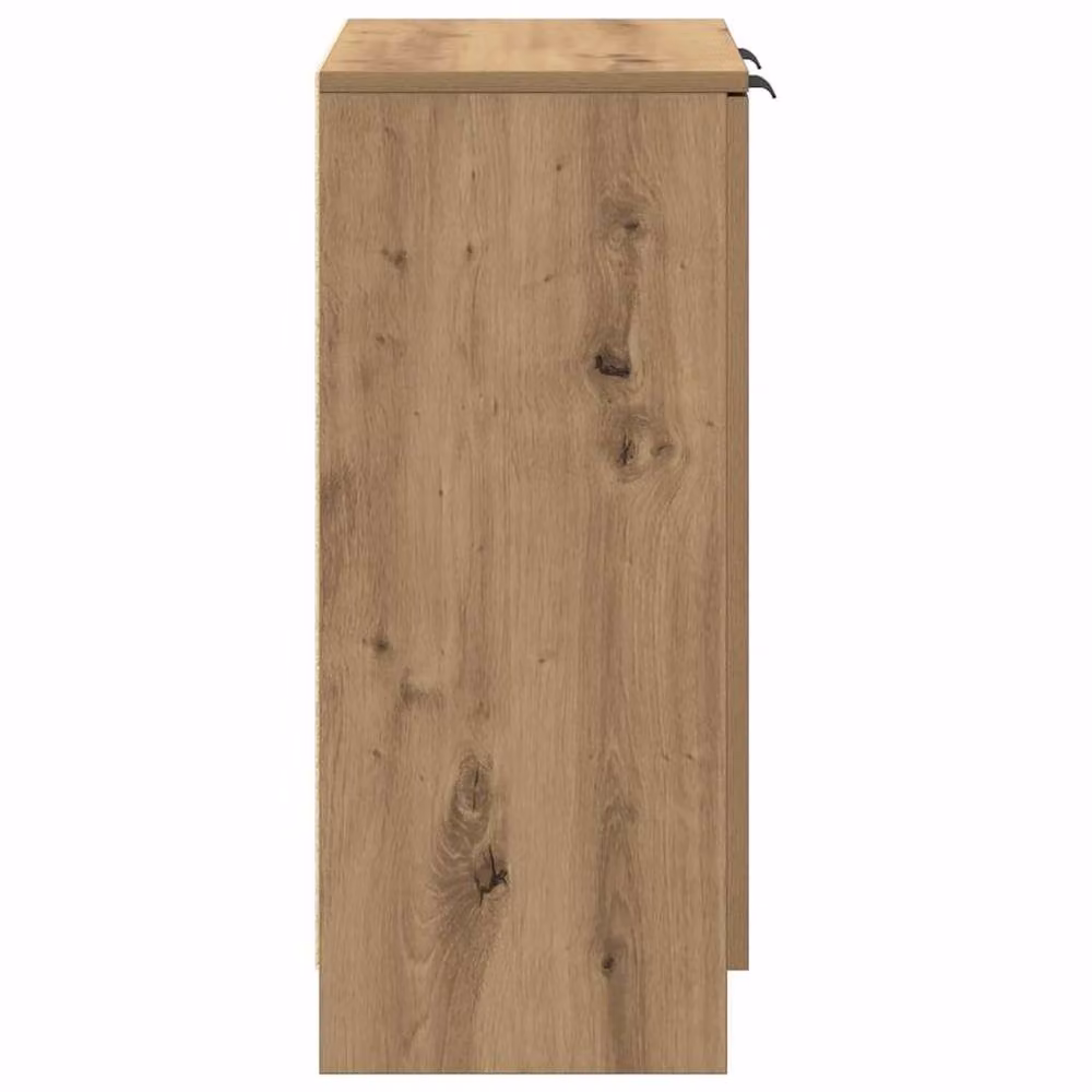 Berkfield Home Artisan Oak Sideboard in Brown, W/D/H: 60 x 30 x 70 cm – 2
