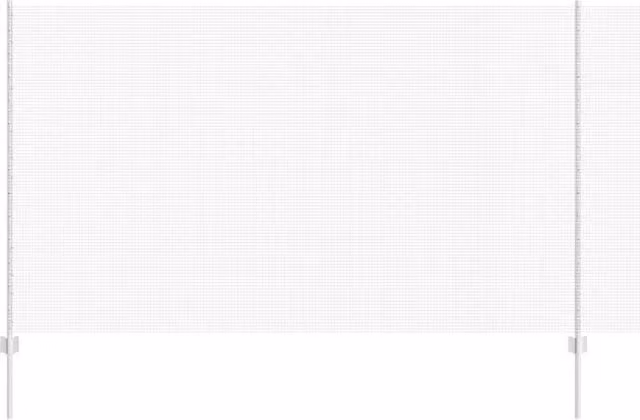 Berkfield Home Silver Galvanised Steel Welded Wire Fence with 10 U-Profile In-Ground Posts, W: 140 cm, L: 10 m – 1