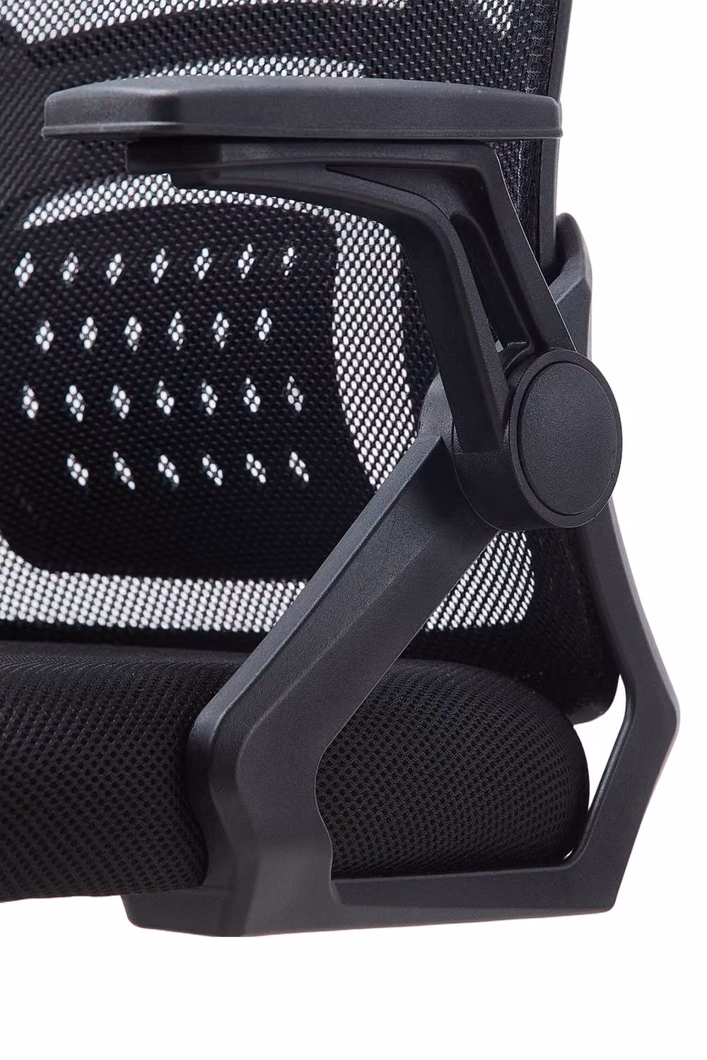 Garden Sanctuary Ergonomic Mesh Office Chair with Headrest and Armrests in Black – 7