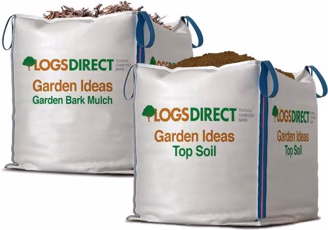 Warma Brown Garden Bark Mulch Top Soil Dumpy Bags for Lawns, Vegetable Gardens and Ornamental Gardens