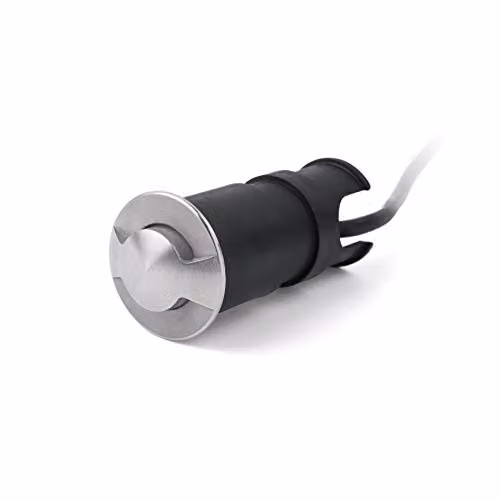 Faro Barcelona Kane 2 Recessed LED Ground Light in Silver Metal with Warm White 3000K Light