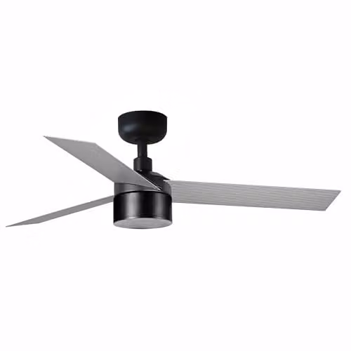 Netlighting Cruiser LED Ceiling Fan in Black with Aluminium Blades