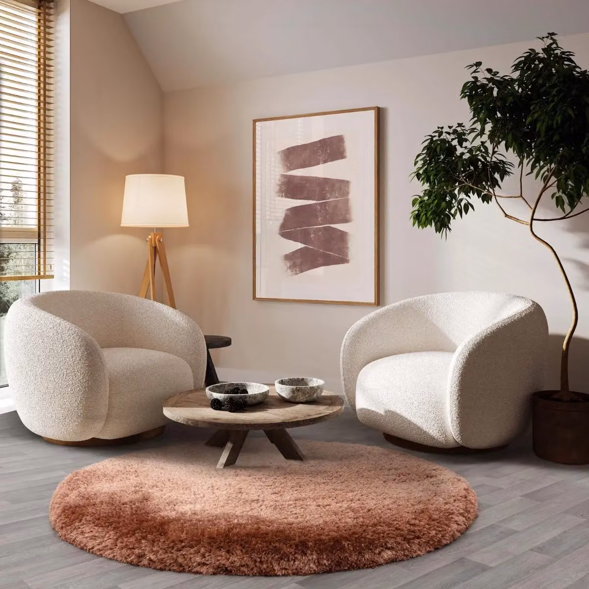 The Rug Shop UK Pink Modern Plain Rectangular Area Rug, W: 160 cm, L: 230 cm – 2