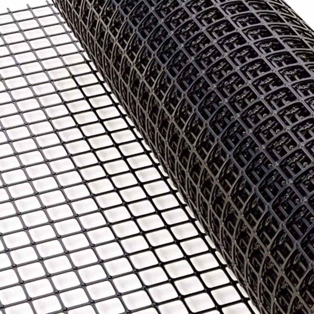 NESTLUNE Black Plastic Garden Fence Net Safety – 4
