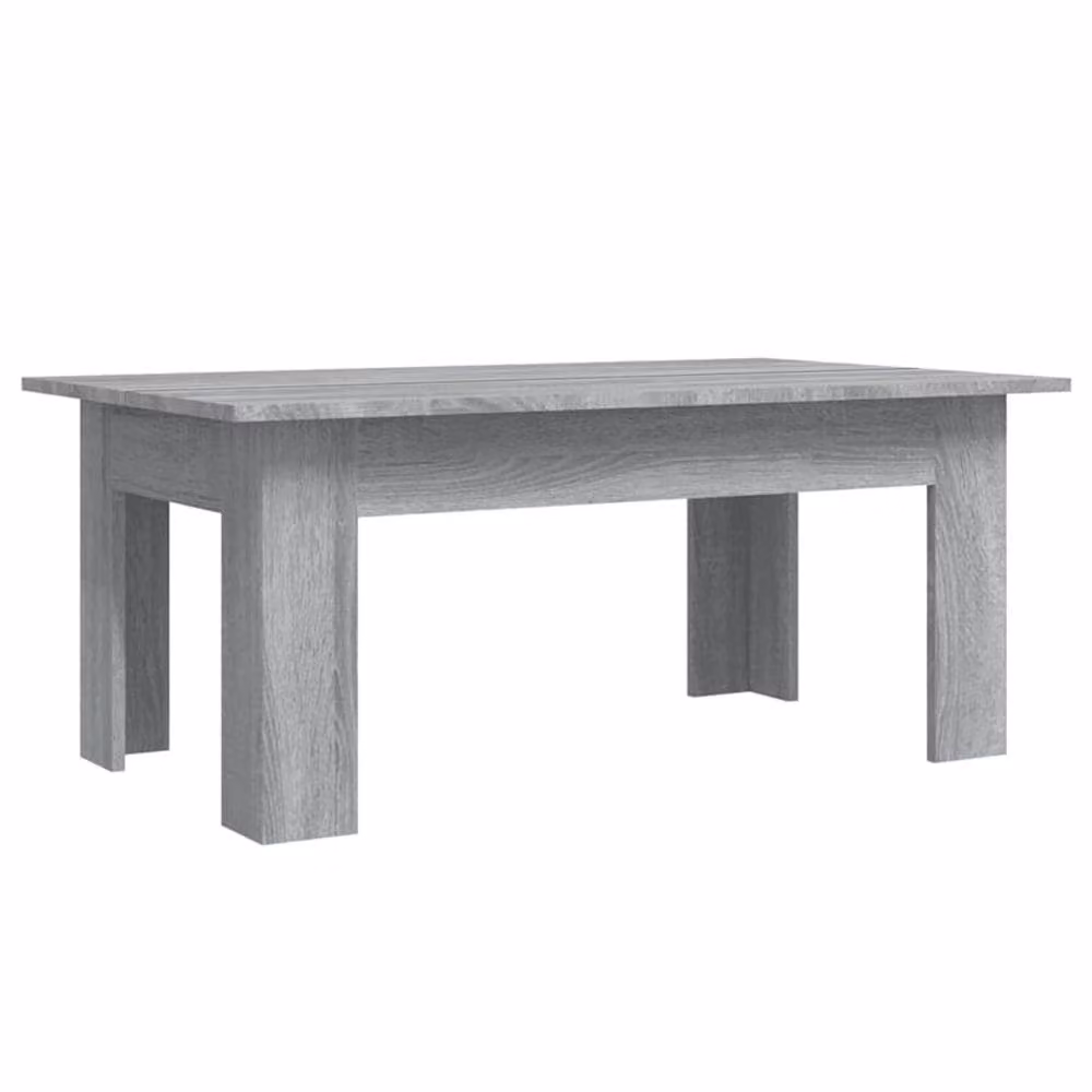 Berkfield Home Modern Grey Sonoma Coffee Table, W/D/H: 100 x 60 x 42 cm – 2