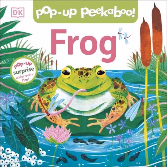 DK Pop-Up Peekaboo Frog Multicolour Cardboard Board Book