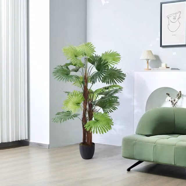 Breeins Green Artificial Palm Tree