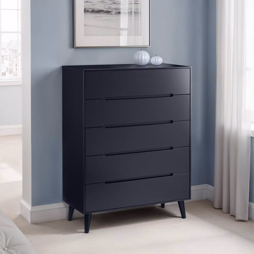 Cheshire Premium Elara 5 Drawer Chest in Anthracite Grey – 3