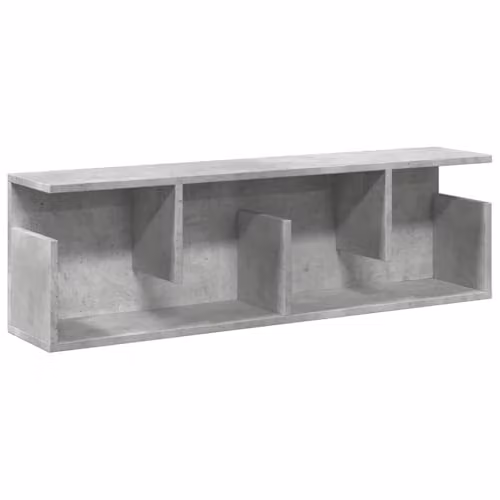 vidaXL Wall Cabinet in Grey, W: 100 cm, D: 30 cm, H: 30 cm