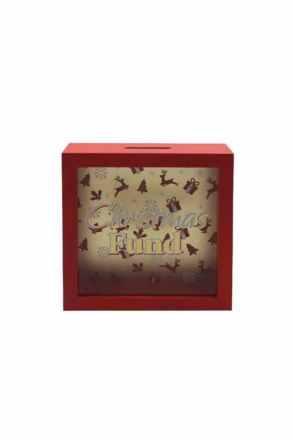 Leonardo KDMD Christmas Money Box in Red – 2