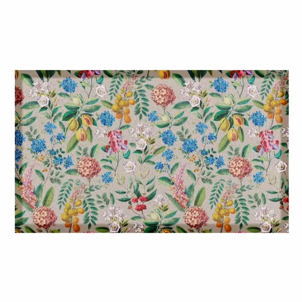 Artsy Mats Bold Floral Indoor and Outdoor Doormat, Multicolour, W: 70 cm, D: 40 cm – 2