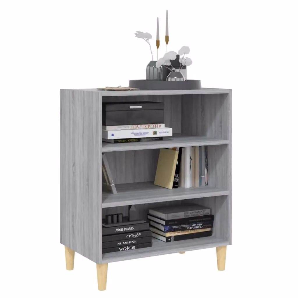 Berkfield Home Sonoma Grey Sideboard in Engineered Wood, W/D/H: 57 x 35 x 70 cm – 3