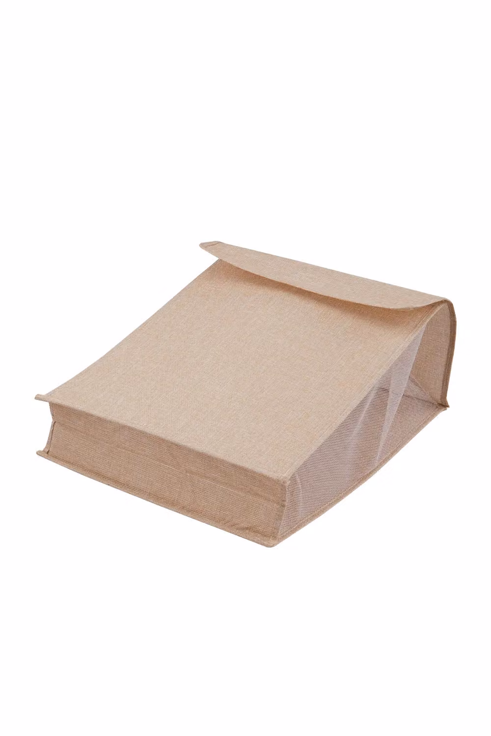 H&O Direct Foldable Washable Hanging Laundry Basket with Handles in Beige – 2