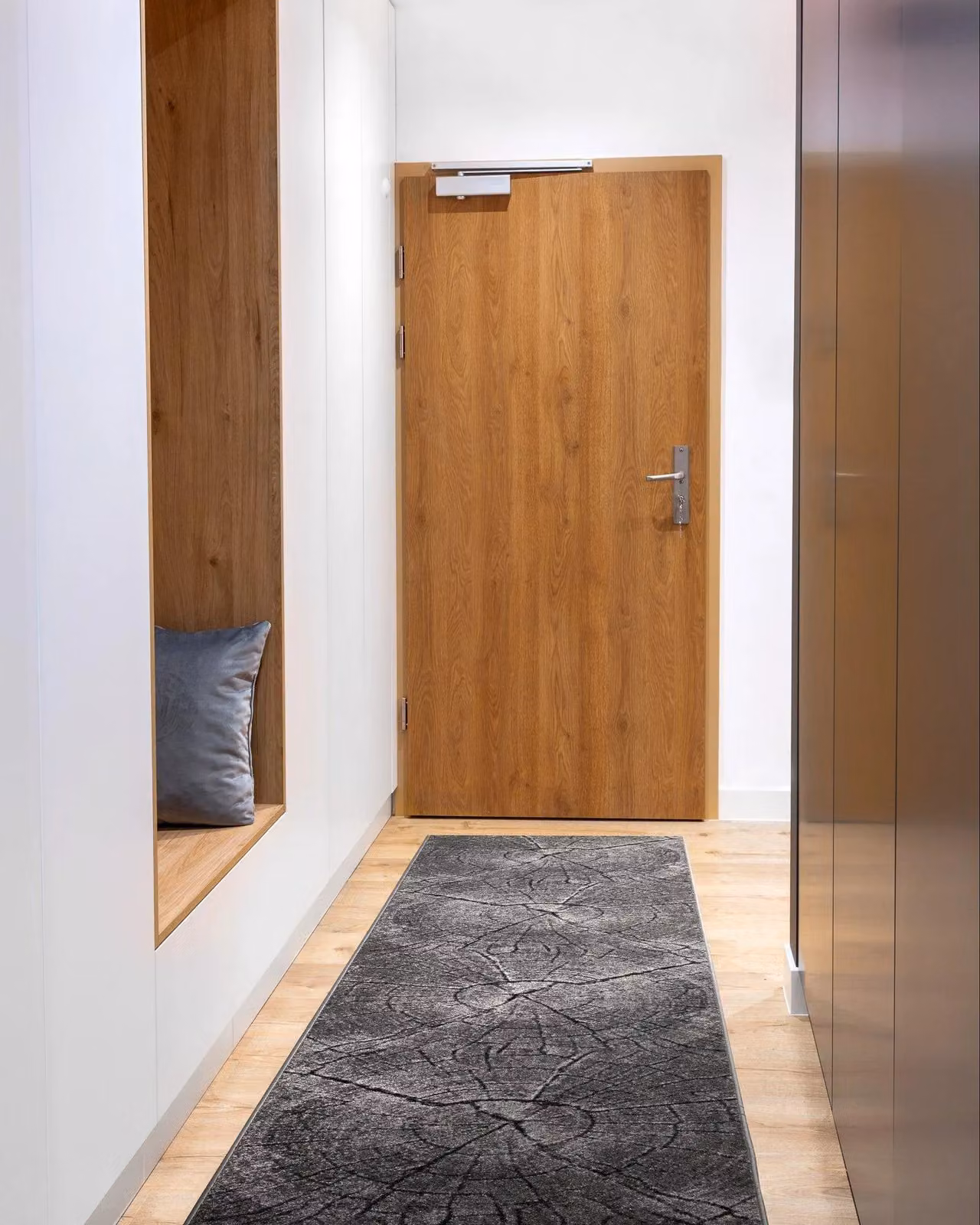 RugsX Silver Tronko Runner in Grey, W/D: 120 x 210 cm – 4