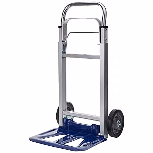 Einhell BT-HT 90 Aluminium Hand Trolley in Silver and Blue – 1
