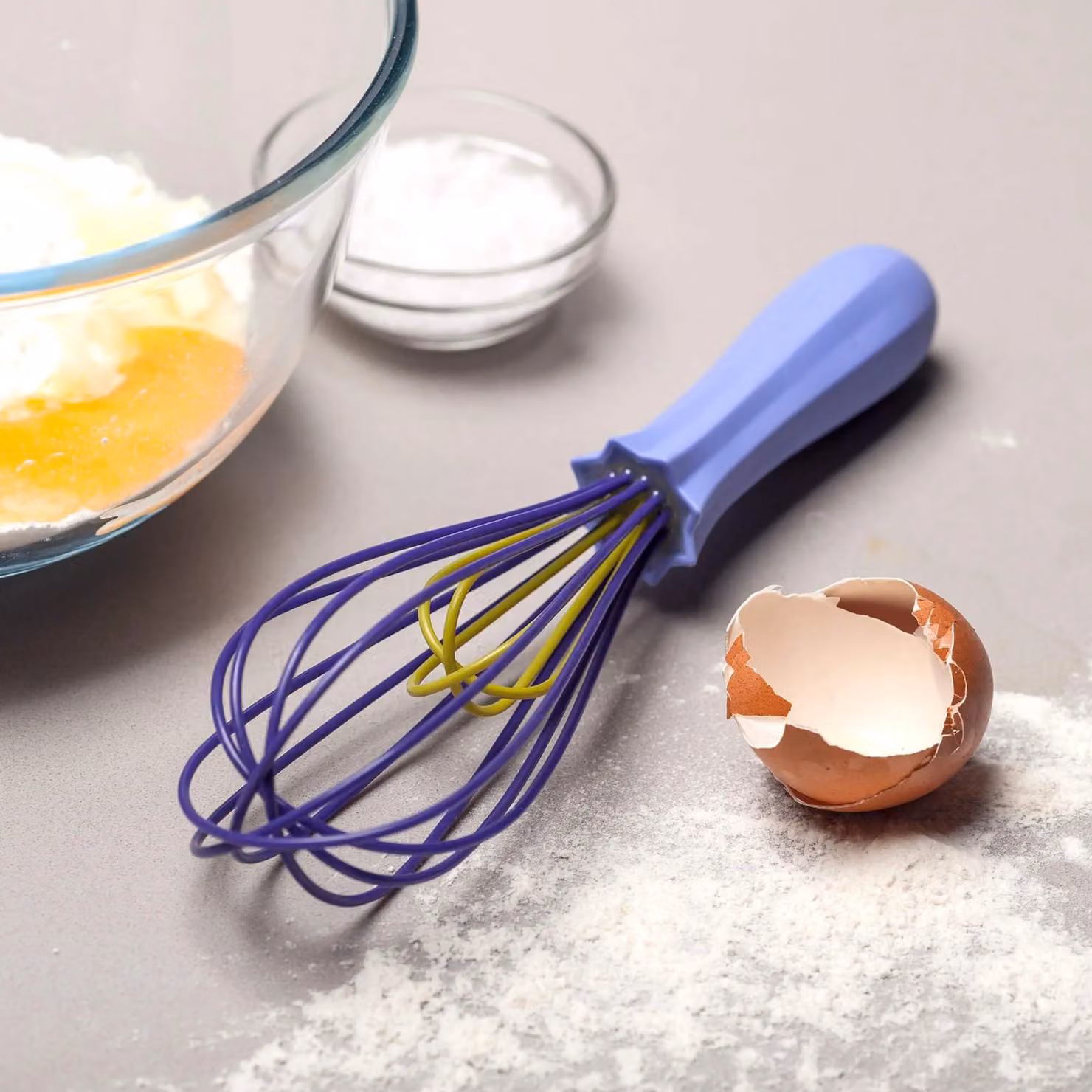 Zeal Silicone Double Balloon Whisk in Purple – 2