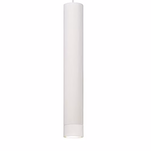 Netlighting Helam Tuba Straight Bar Pendant Ceiling Light White 60cm