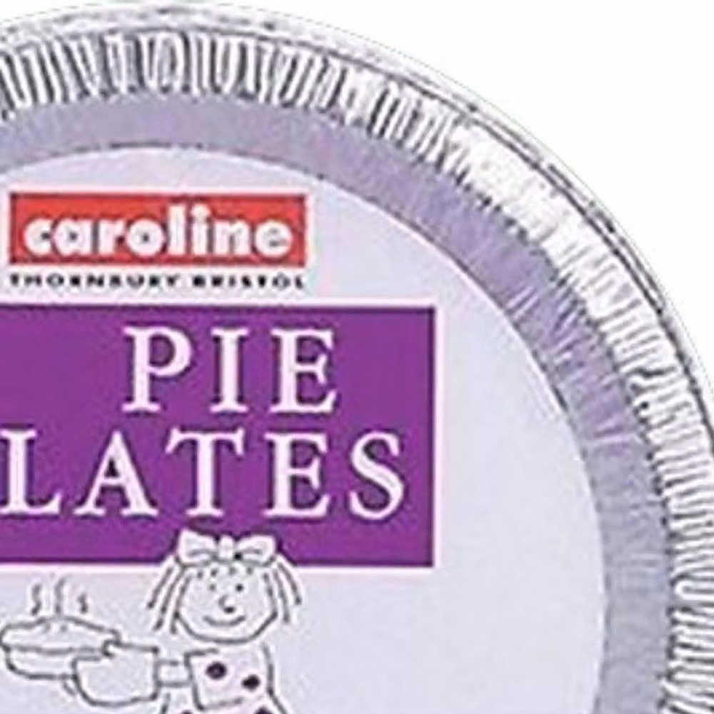 Caroline Silver Uncoated Aluminium Round Foil Pie Plates, Pack of 6 – 2