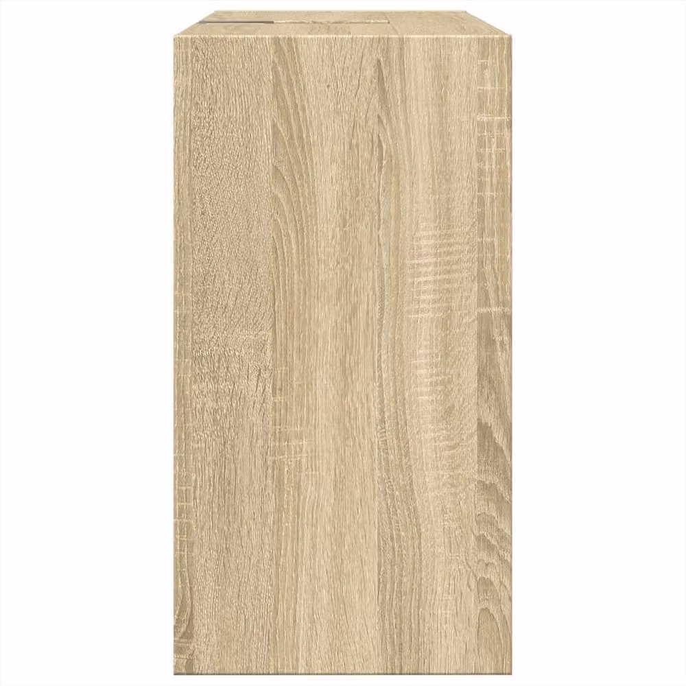 Berkfield Home Sonoma Oak Sink Cabinet in Light Tan, W/D/H: 63 x 29 x 55 cm – 4