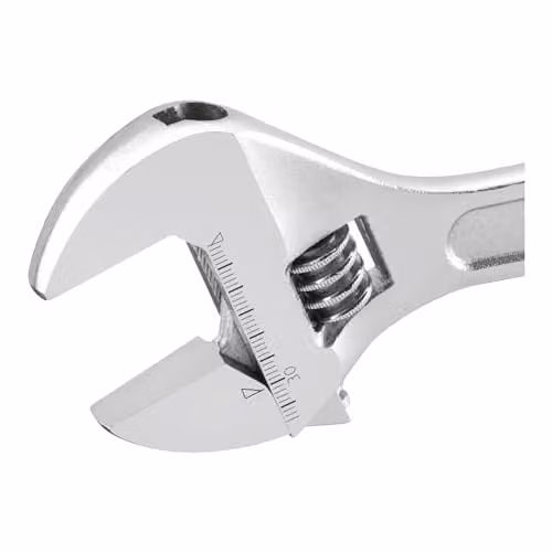 Stanley Metal Adjustable Wrench, Silver and Yellow