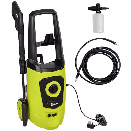 DURHAND 1800W High Pressure Washer, 150 Bar, 510 L/h Flow, Green