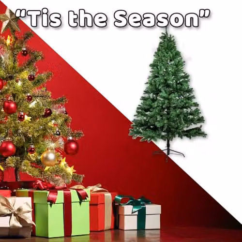 VFM e-Store 8 Foot Green Christmas Tree, H 243 cm x W 135 cm – 6