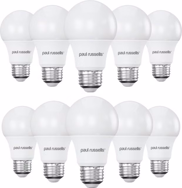 Paul Russell Dimmable LED Globe Bulb, E27, Warm White, 8.5W (60W Equivalent)
