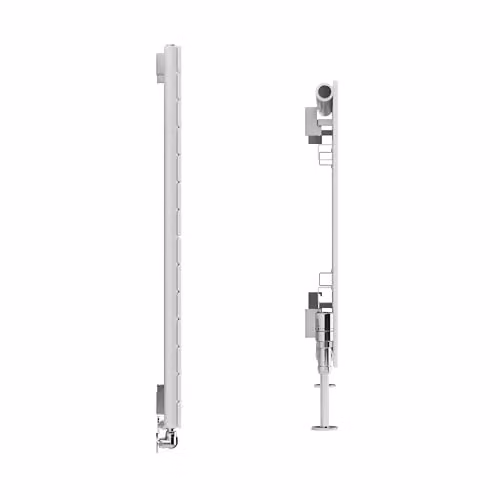 Terma Steel Single Panel Wall Mounted Radiator, White RAL 9016, H: 60.0 cm, W: 103.2 cm