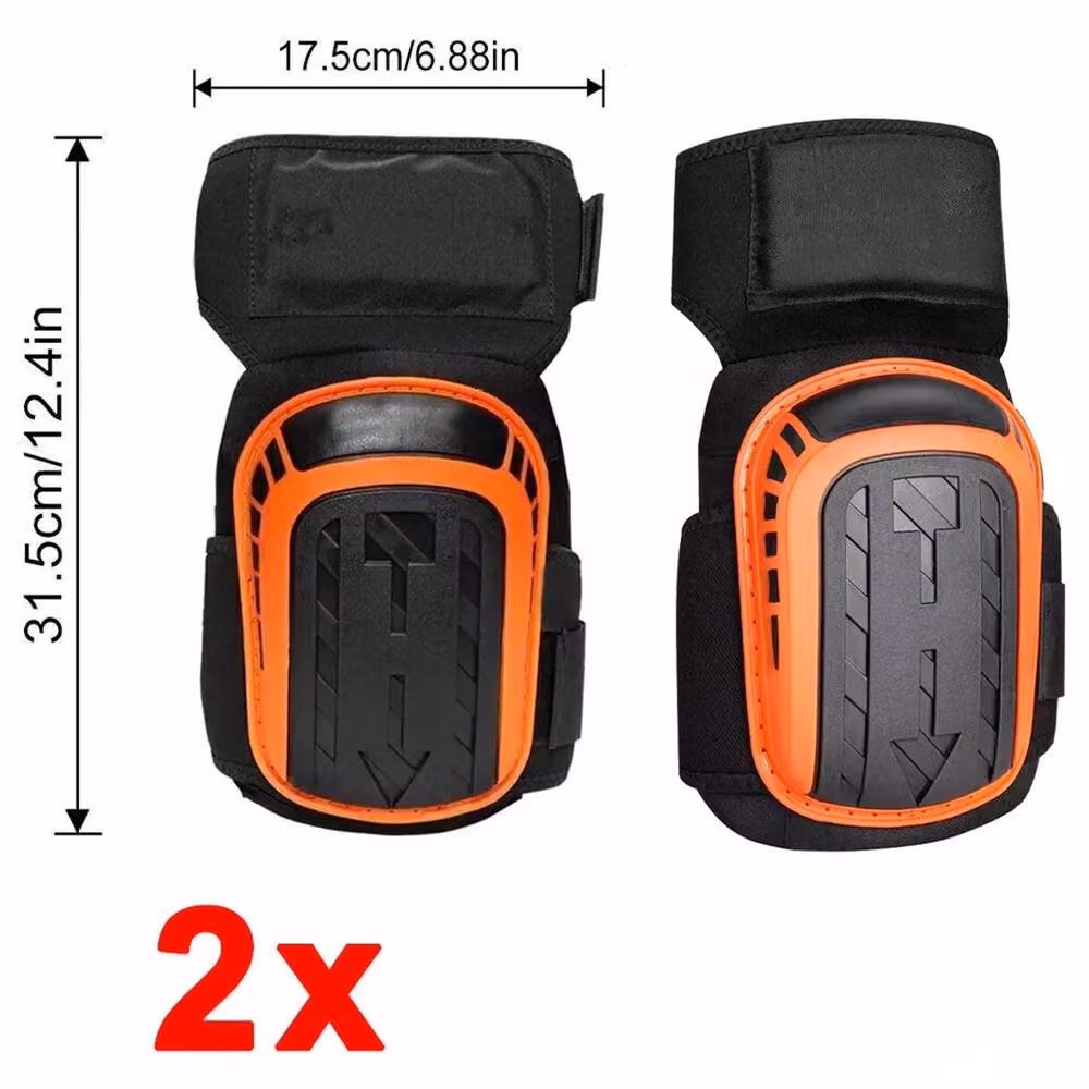 SPETLEK Heavy Duty Knee Pads with Gel Cushion, 2-Piece Set, Black and Multicolour – 2